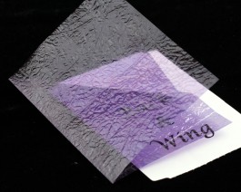 Fine Back & Wing Foil, Violet